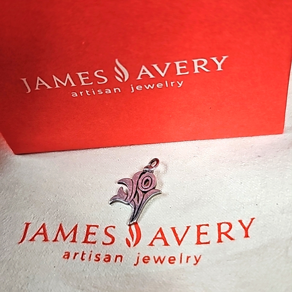 Retired James Avery Easter Egg Tulip Charm